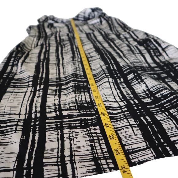 Ann Taylor Womens Cowl Neck Sheath‎ Dress Size 8 Black White Abstract Print Work - Picture 10 of 10
